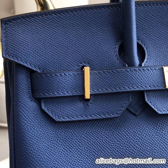 Classic Specials Hermes original Epsom Leather HB35O blue&gold Metal