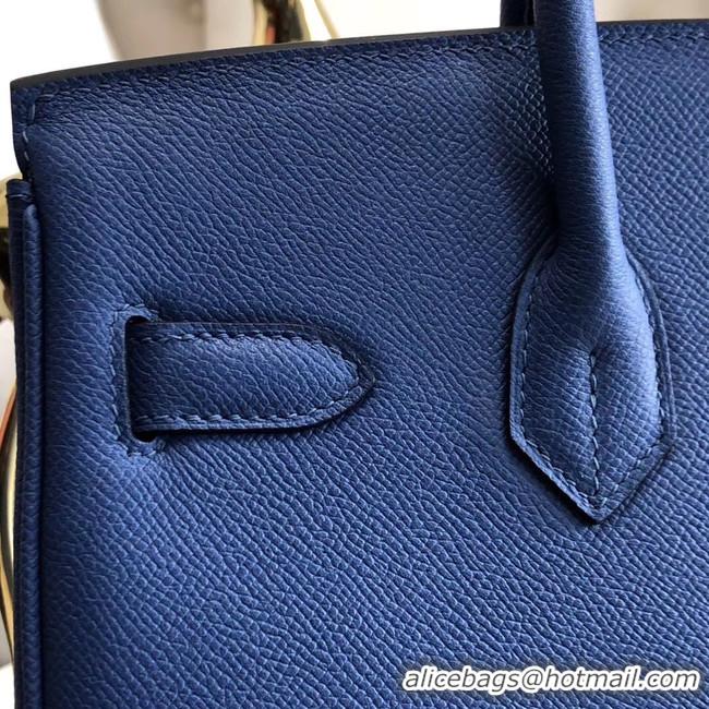 Classic Specials Hermes original Epsom Leather HB35O blue&gold Metal