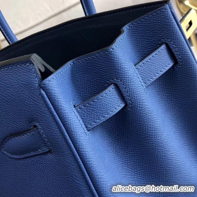 Classic Specials Hermes original Epsom Leather HB35O blue&gold Metal