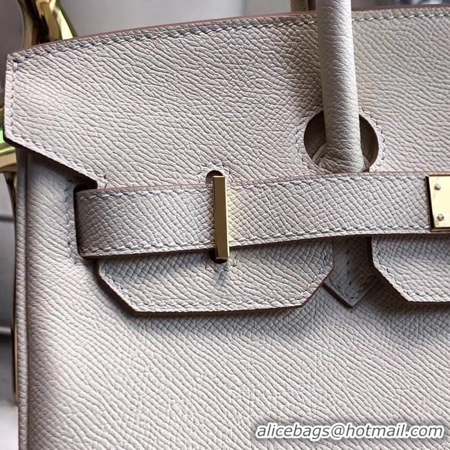 Duplicate Hermes original Epsom Leather HB35O cream&gold Metal