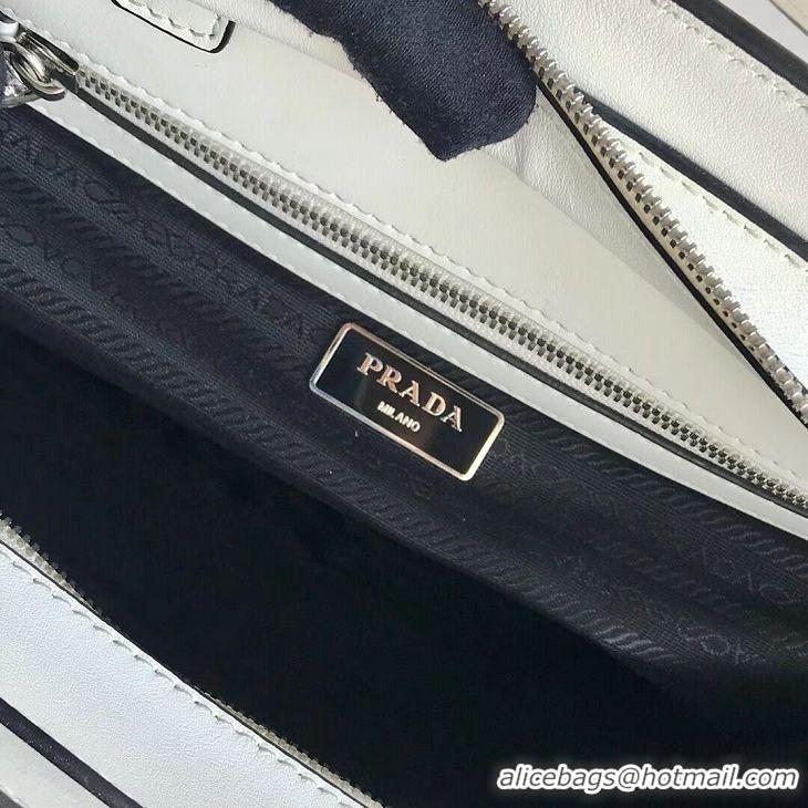 Traditional Specials Prada Embleme Saffiano leather bag 1BG288 white