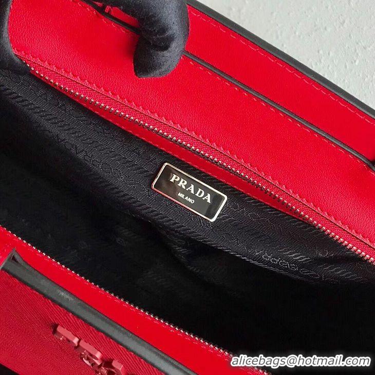 New Design Prada Embleme Saffiano leather bag 1BG288 red