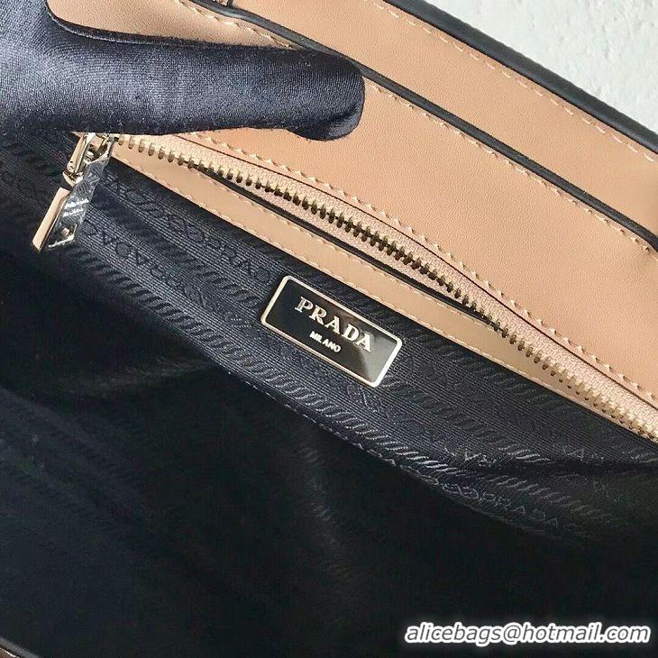 Unique Style Prada Embleme Saffiano leather bag 1BG288 Apricot