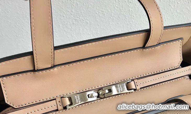 Unique Style Prada Embleme Saffiano leather bag 1BG288 Apricot