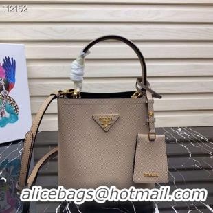 Buy Classic Prada Panier small Original Saffiano Bag 1BA217 Apricot