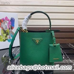 Spot Bulk Prada Panier small Original Saffiano Bag 1BA217 Green