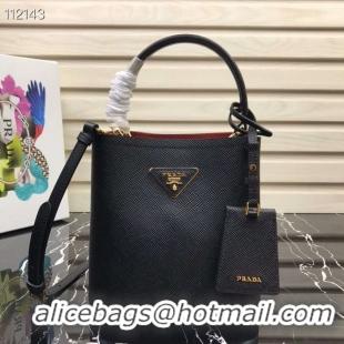 Reasonable Price Prada Panier small Original Saffiano Bag 1BA217 Black