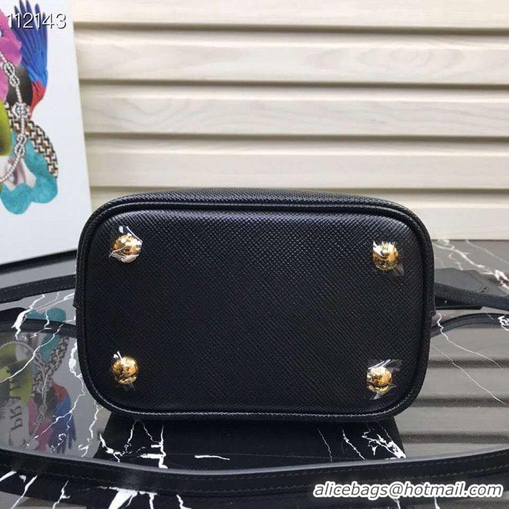 Reasonable Price Prada Panier small Original Saffiano Bag 1BA217 Black