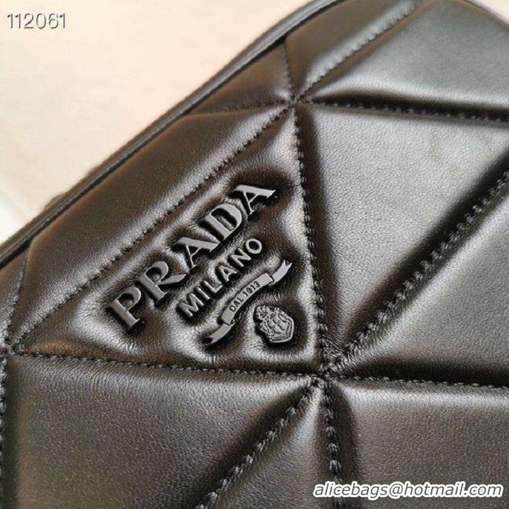 Famous Brand Prada Spectrum shoulder bag 1BH141 black