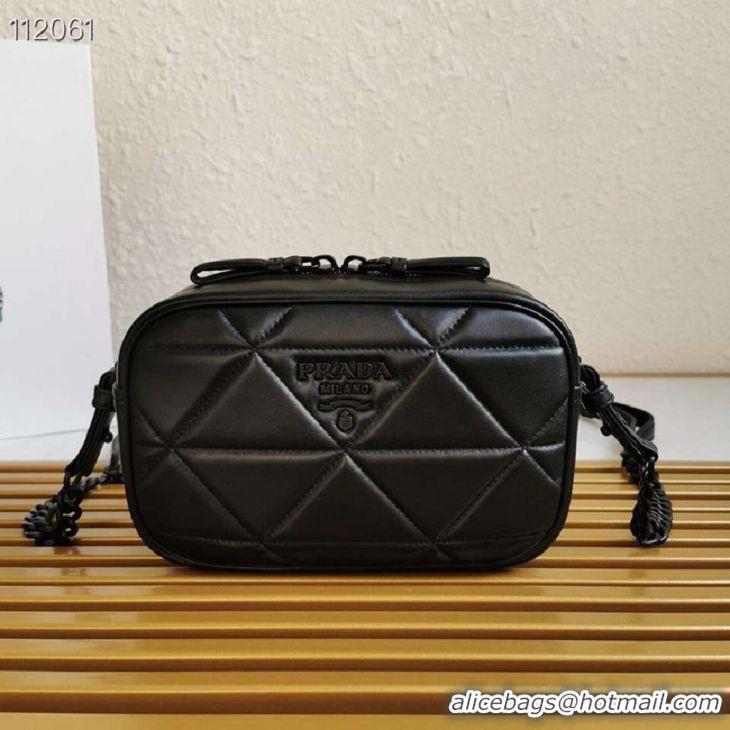 Famous Brand Prada Spectrum shoulder bag 1BH141 black