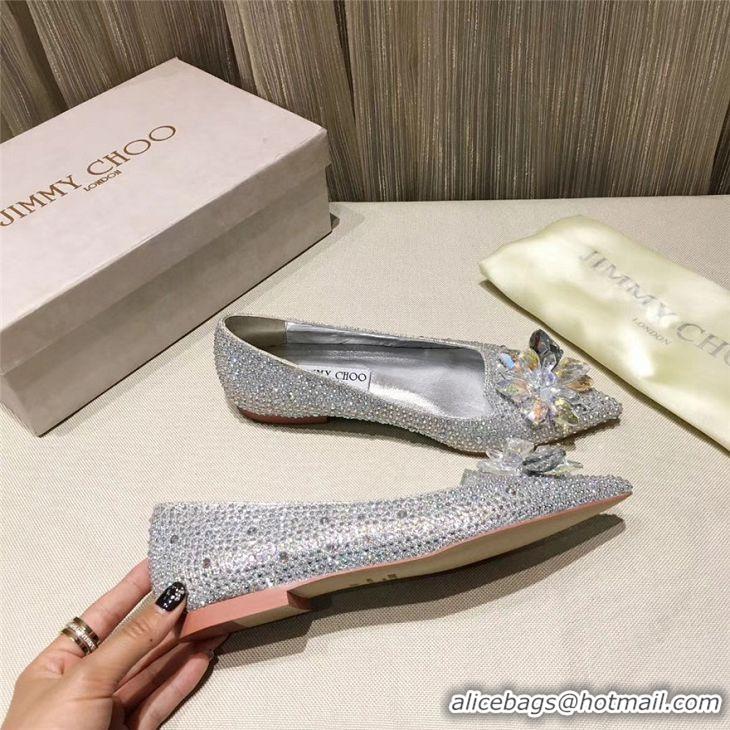 Classic Practical Jimmy Choo Flat Shoes For Women #627705