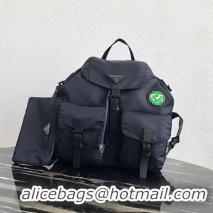 Affordable Price Prada Re-Nylon backpack 1BZ811 black&green