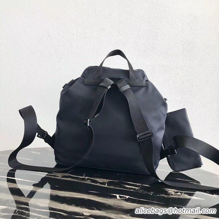 Affordable Price Prada Re-Nylon backpack 1BZ811 black&green