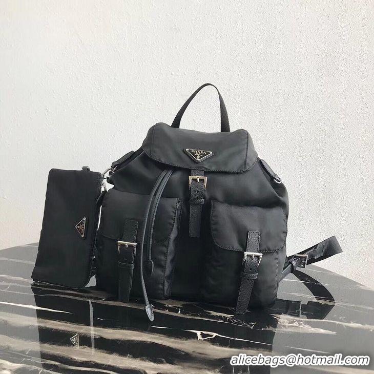 Traditional Discount Prada Nylon backpack 1BZ811 black