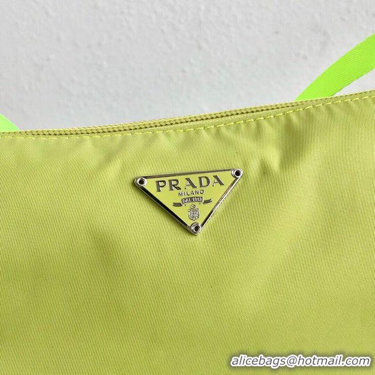 Big Discount Prada Re-Edition nylon Tote bag 1N1419 green