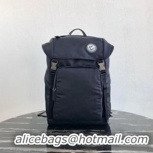 Super Quality Prada Re-Nylon backpack 2VZ135 black&grey