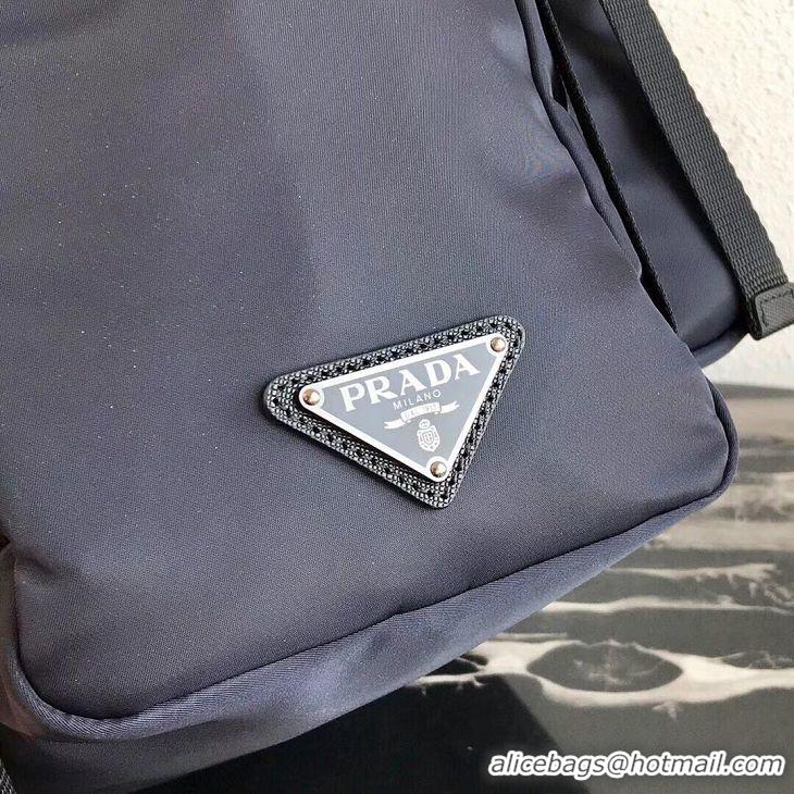 Super Quality Prada Re-Nylon backpack 2VZ135 black&grey