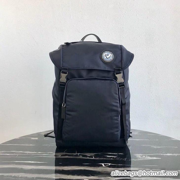 Super Quality Prada Re-Nylon backpack 2VZ135 black&grey