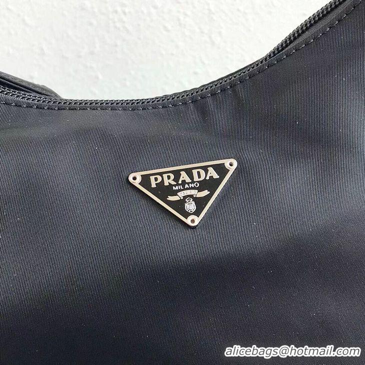 Buy Classic Prada Re-Edition nylon Tote bag MV519 black