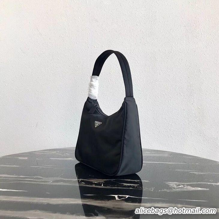 Buy Classic Prada Re-Edition nylon Tote bag MV519 black