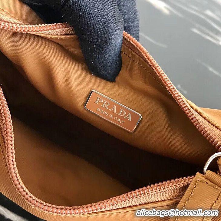 Unique Ladies Prada Re-Edition nylon Tote bag MV519 brown