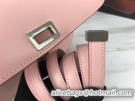 Buy Grade Celine Classic Box Flap Bag Original Calfskin Leather 3378 Pink