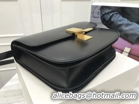 Unique Grade Celine Classic Box Flap Bag Original Calfskin Leather 3378 Black