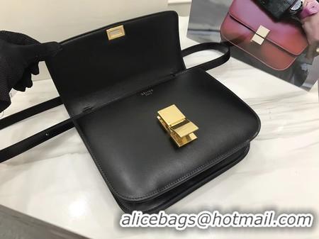 Unique Grade Celine Classic Box Flap Bag Original Calfskin Leather 3378 Black