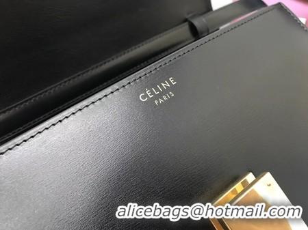 Unique Grade Celine Classic Box Flap Bag Original Calfskin Leather 3378 Black