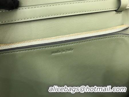 New Style Celine Classic Box Flap Bag Original Calfskin Leather 3378 Green