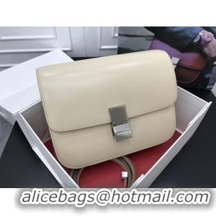 Unique Discount Celine Classic Box Flap Bag Original Calfskin Leather 3378 Apricot