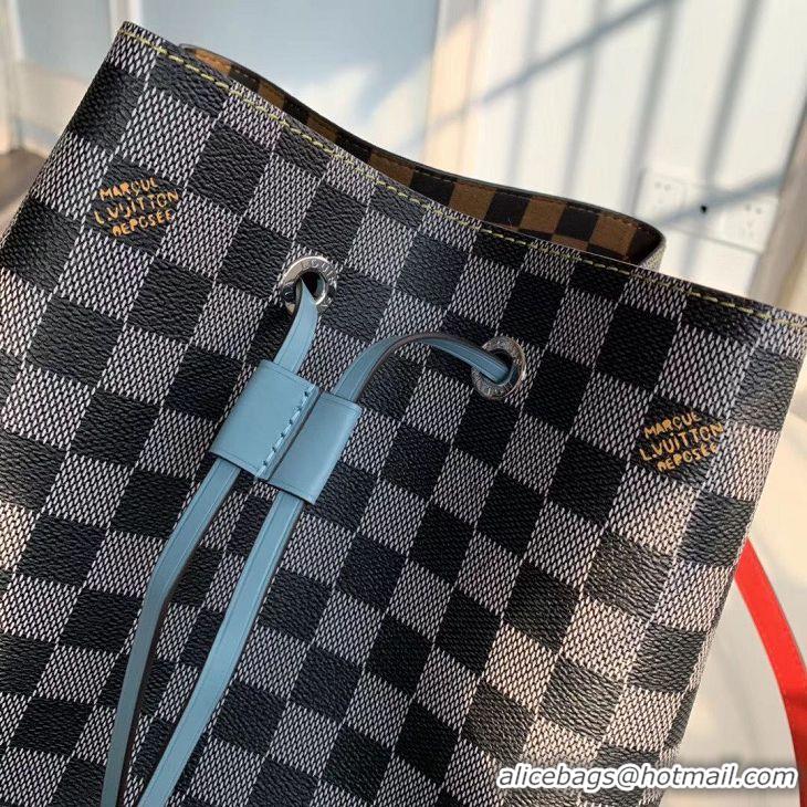 Promotional Louis Vuitton Nicolas Ghesquiere Damier Neonoe MM N40229 Blue