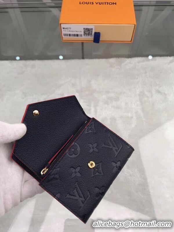 Popular Louis Vuitton Original Monogram Empreinte Wallet M58439 Navy Blue