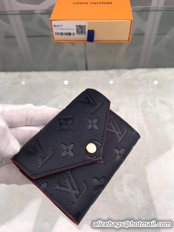 Popular Louis Vuitton Original Monogram Empreinte Wallet M58439 Navy Blue