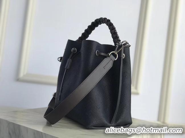 Unique Imitation Louis Vuitton original Mahina Leather MURIA M55800 Black