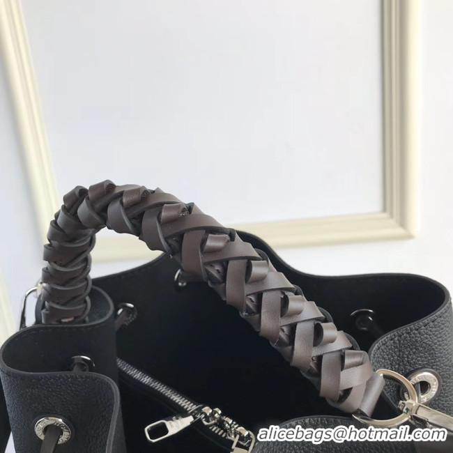 Unique Imitation Louis Vuitton original Mahina Leather MURIA M55800 Black