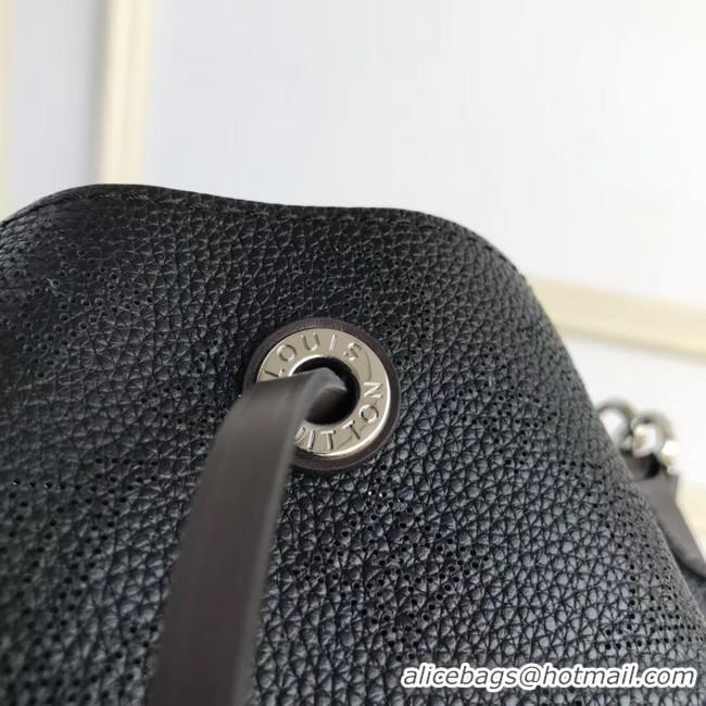 Unique Imitation Louis Vuitton original Mahina Leather MURIA M55800 Black