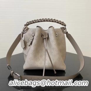 Promotional Louis Vuitton original Mahina Leather MURIA M55800 grey