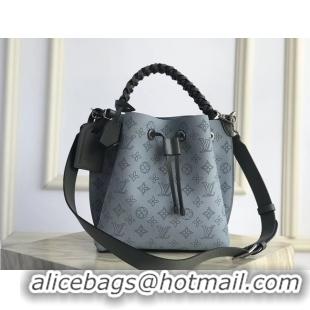 Shop Duplicate Louis Vuitton original Mahina Leather MURIA M55800 blue