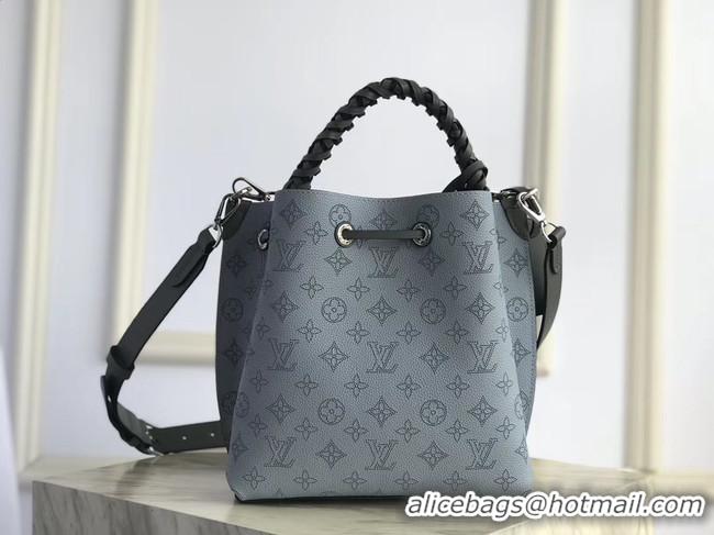 Shop Duplicate Louis Vuitton original Mahina Leather MURIA M55800 blue