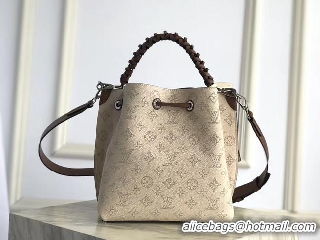 Famous Brand Louis Vuitton original Mahina Leather MURIA M55800 Creme Beige