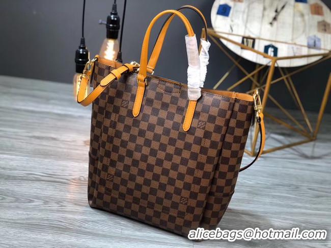 New Style Louis Vuitton Damier Ebene Canvas Original Leather M62094 brown