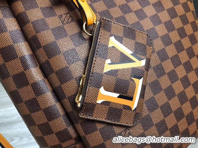 New Style Louis Vuitton Damier Ebene Canvas Original Leather M62094 brown