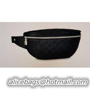 Buy Cheap Louis Vuitton Original Leather CAMPUS BUMBAG Belt bag M55428 Black