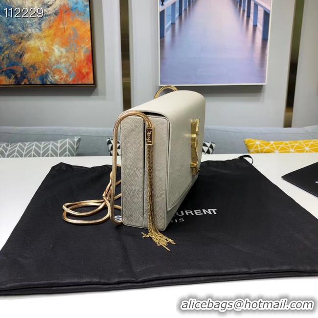 Trendy Design Yves Saint Laurent Kate mini Original leather Shoulder Bag Y593122 white