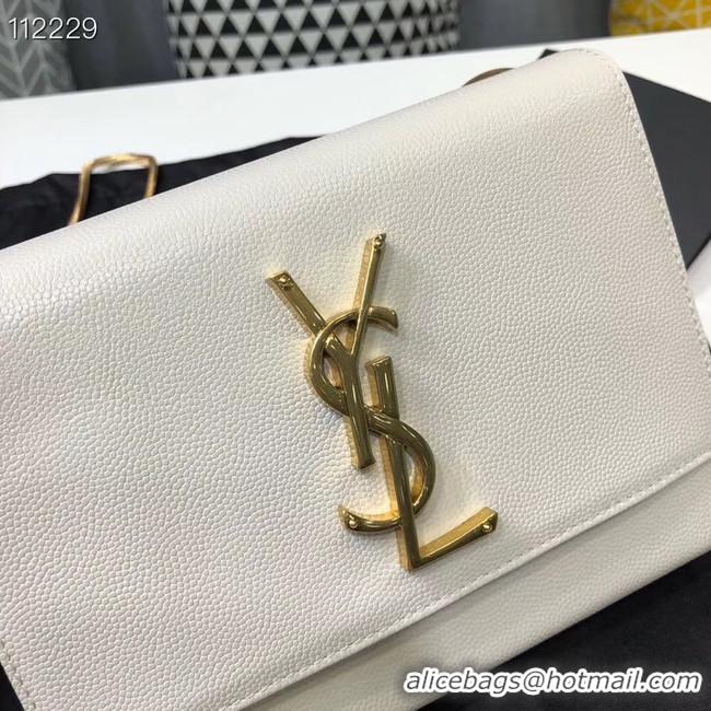 Trendy Design Yves Saint Laurent Kate mini Original leather Shoulder Bag Y593122 white