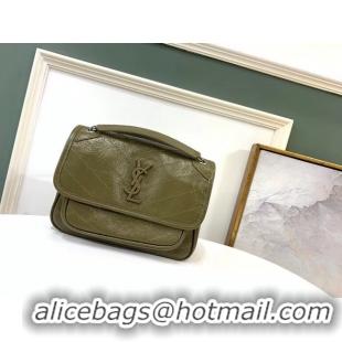 Top Quality Yves Saint Laurent MINI Niki Chain Bag 498893 green