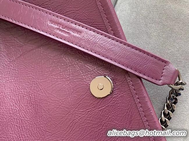 Unique Style Yves Saint Laurent MINI Niki Chain Bag 498893 Purplish