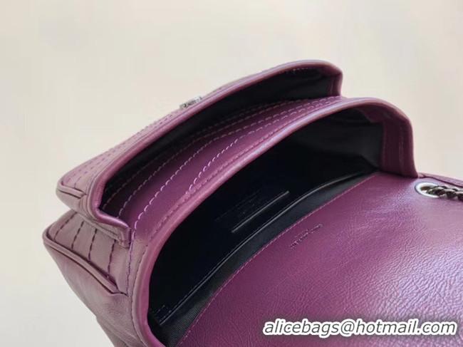 Unique Style Yves Saint Laurent MINI Niki Chain Bag 498893 Purplish