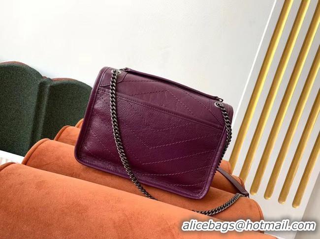 Unique Style Yves Saint Laurent MINI Niki Chain Bag 498893 Purplish